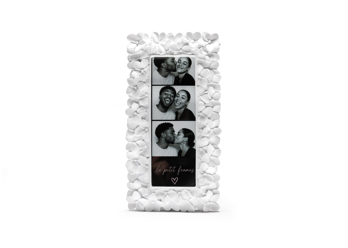Floral White - 2x6 Photo Booth Frame