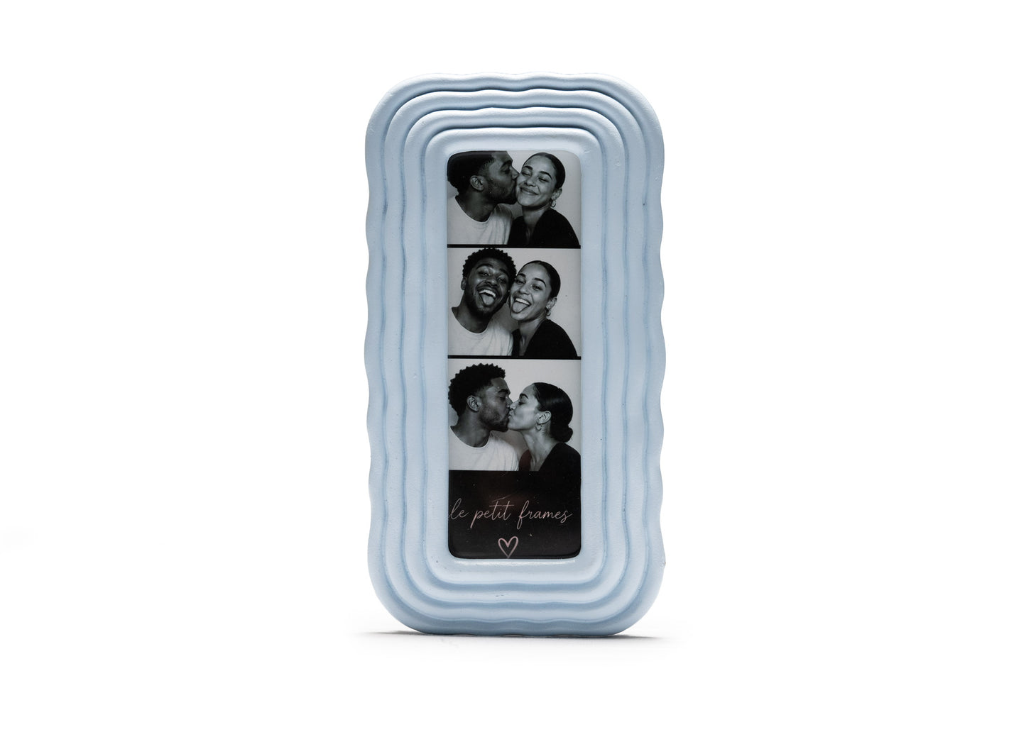 Wavy Blue- 2x6 Photo Booth Frame