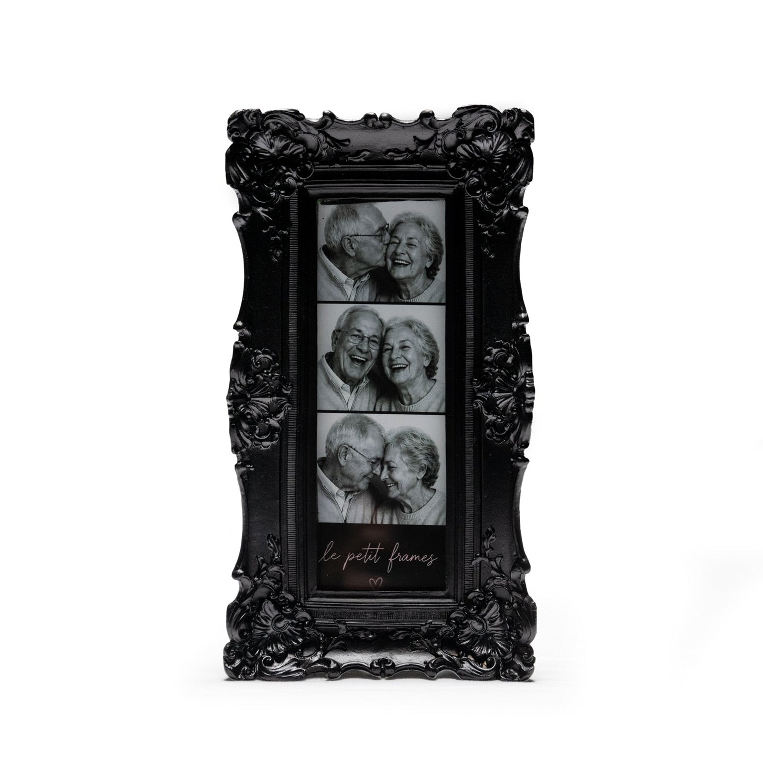 cute spooky photo booth picture frame black